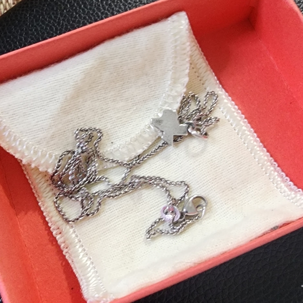 James Avery Silver Star Necklace